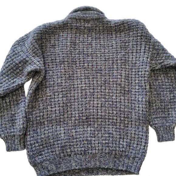 Men's Gray Crewneck Sweater - Picture 6 of 8